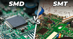 Sự khác nhau giữa SMD và SMT